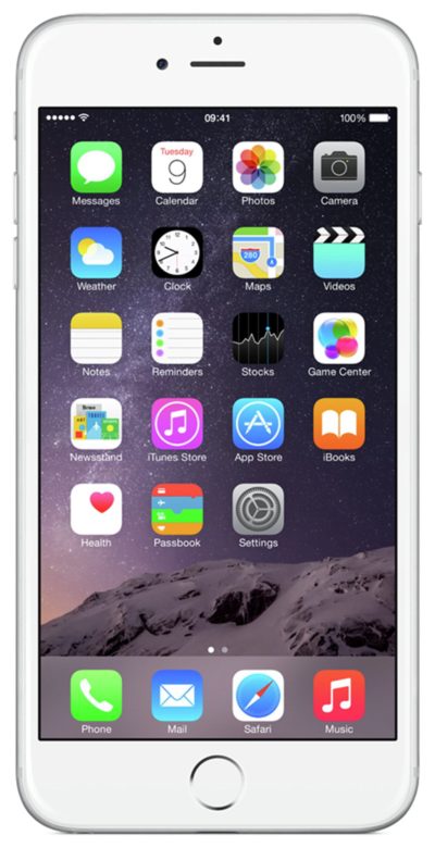 Sim Free iPhone 6 Plus Certified Pre Owned 128GB - Silver.